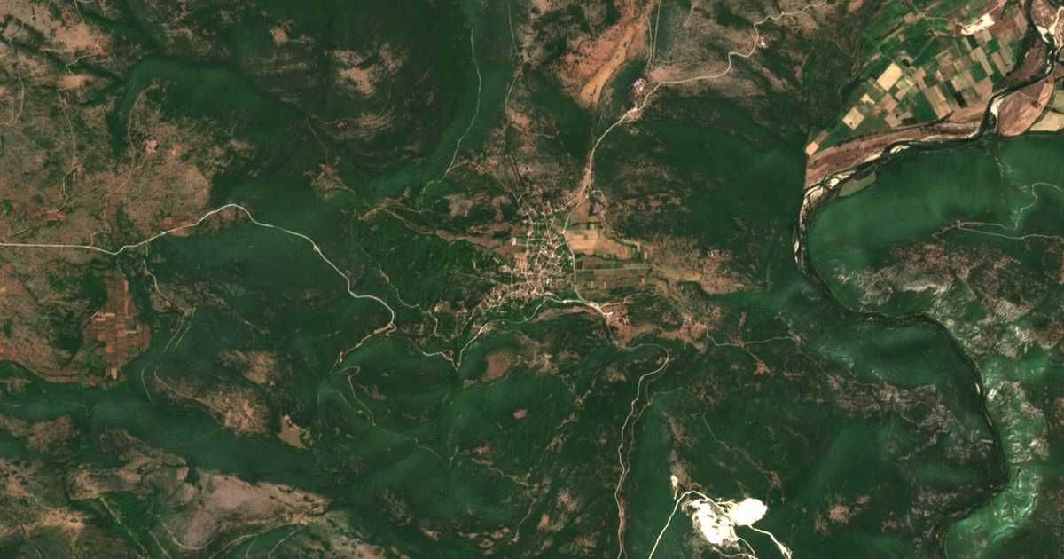 Mapa por satélite de Kechrókampos