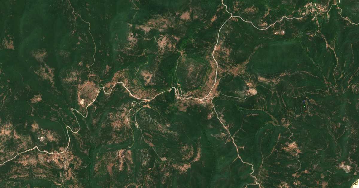 Mapa por satélite de Platamón
