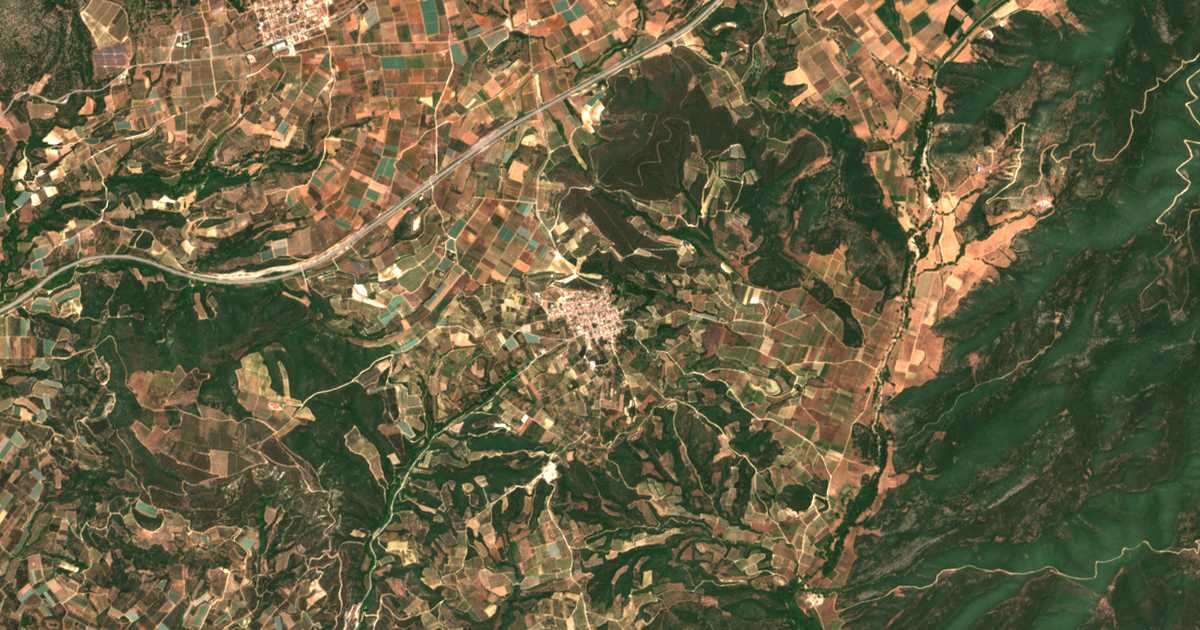 Mapa por satélite de Akropótamos