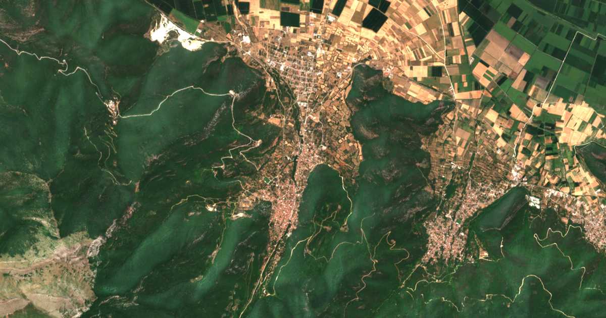 Mapa por satélite de Georgianí