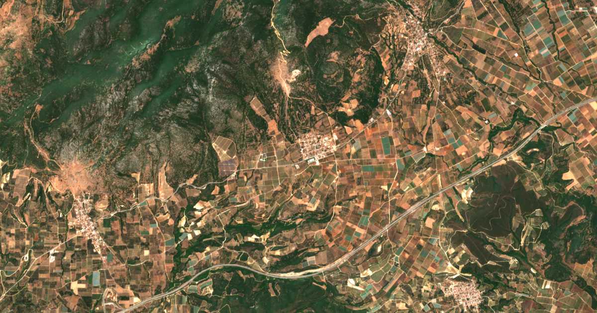 Mapa por satélite de Kokkinochori