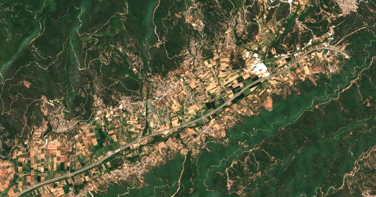 Mapa por satélite de Mesiá