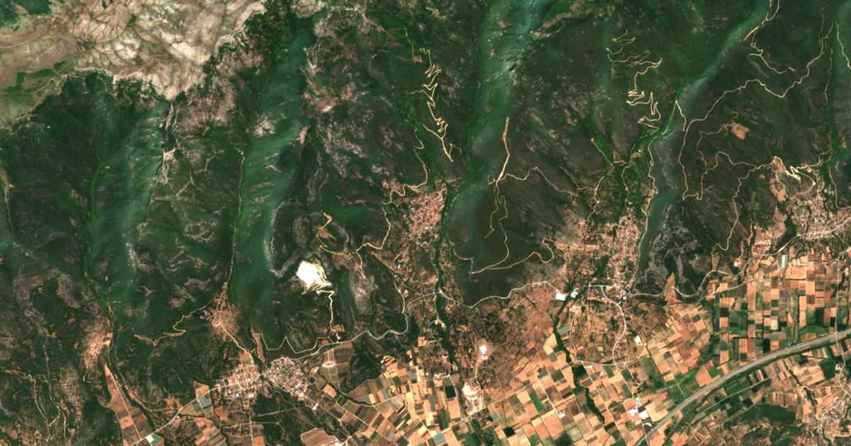 Mapa por satélite de Mesorópi