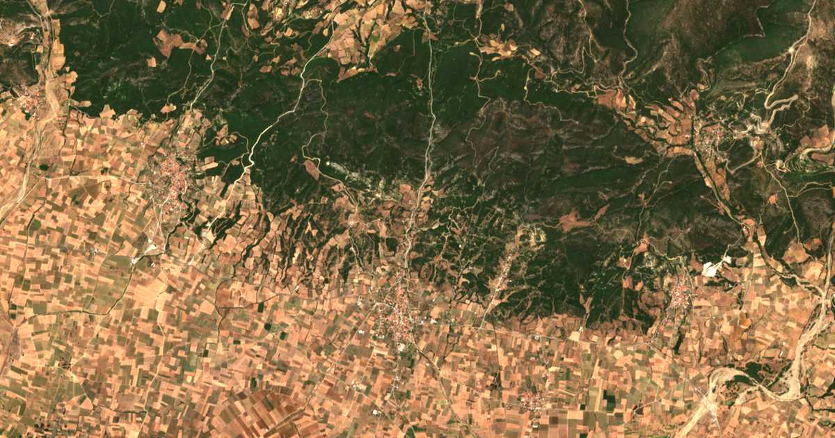 Mapa por satélite de Ágra