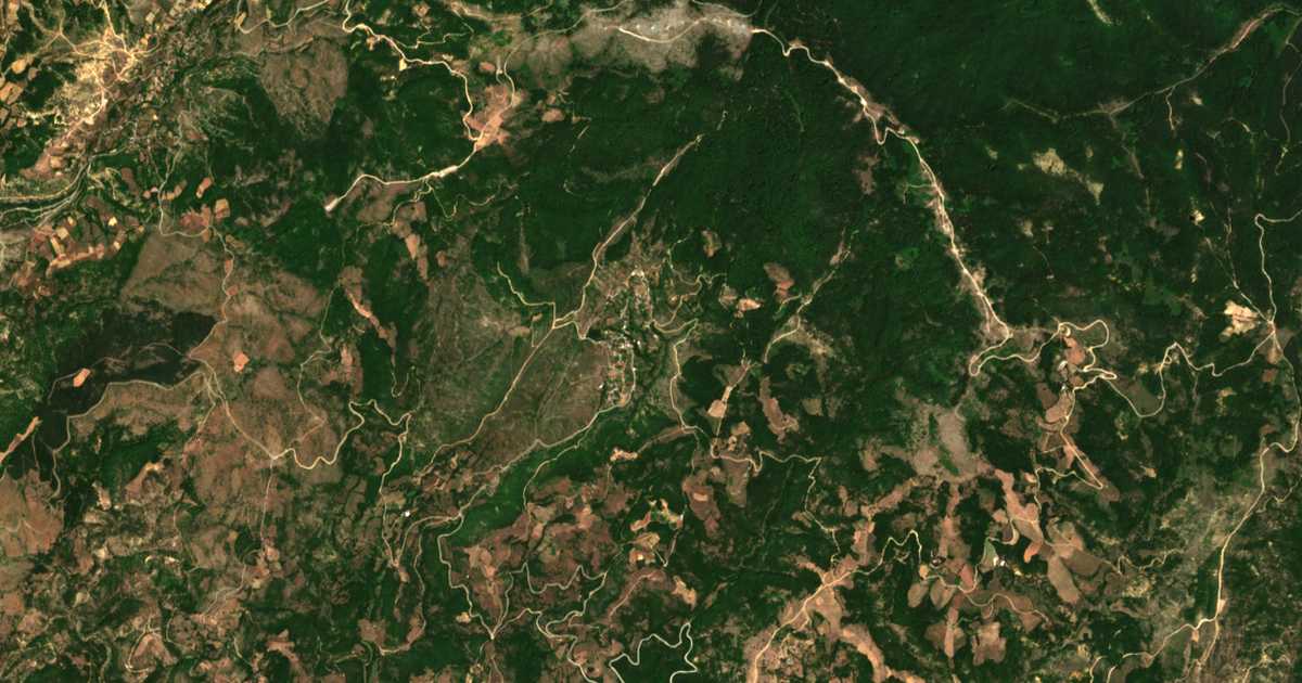 Mapa por satélite de Chlói