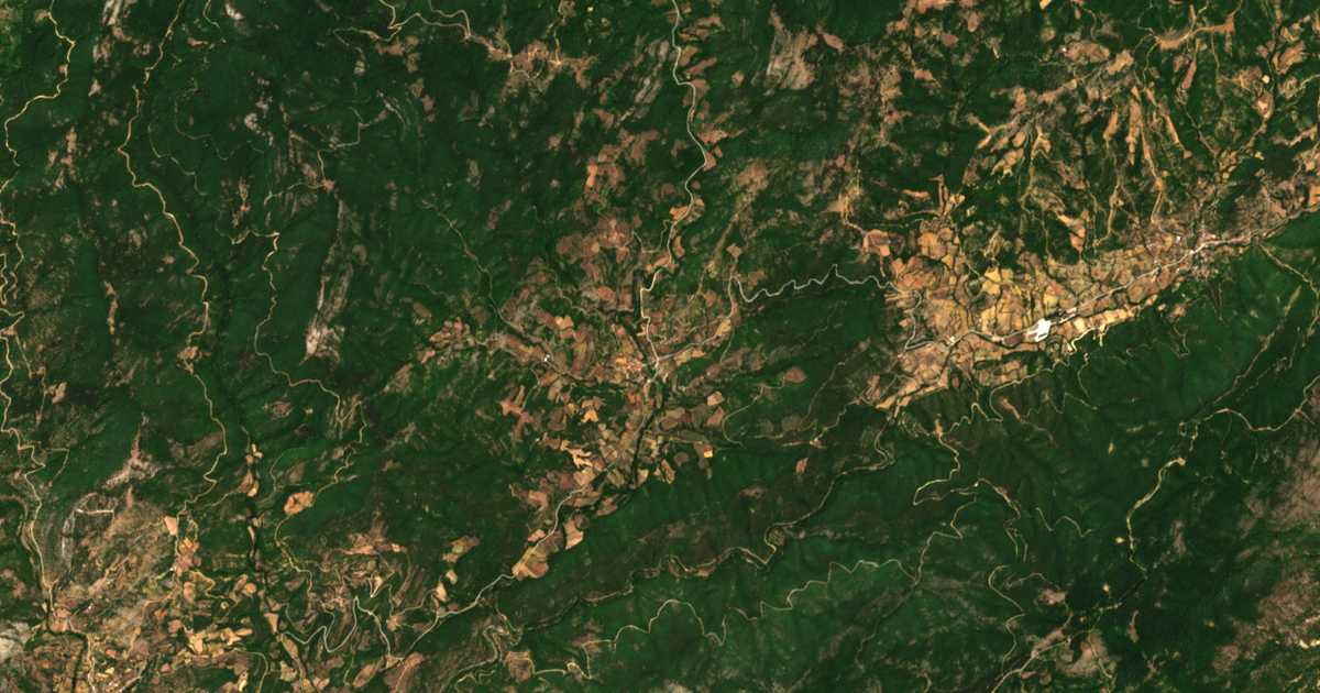 Mapa por satélite de Draniá