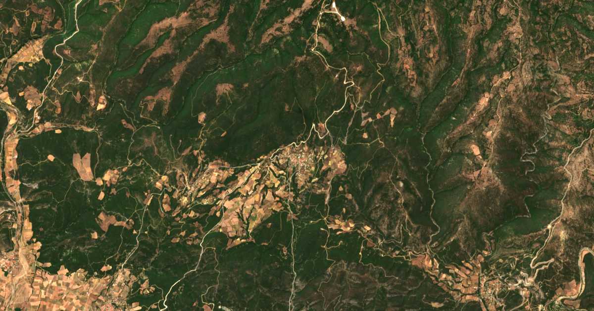 Mapa por satélite de Drosiá