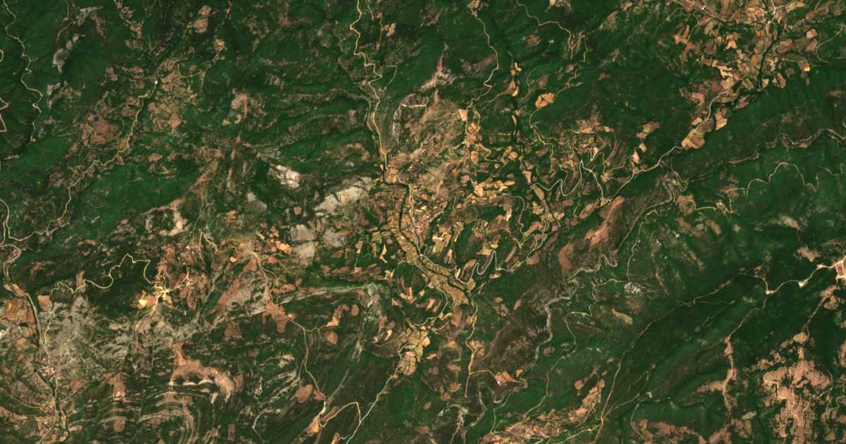 Mapa por satélite de Drými