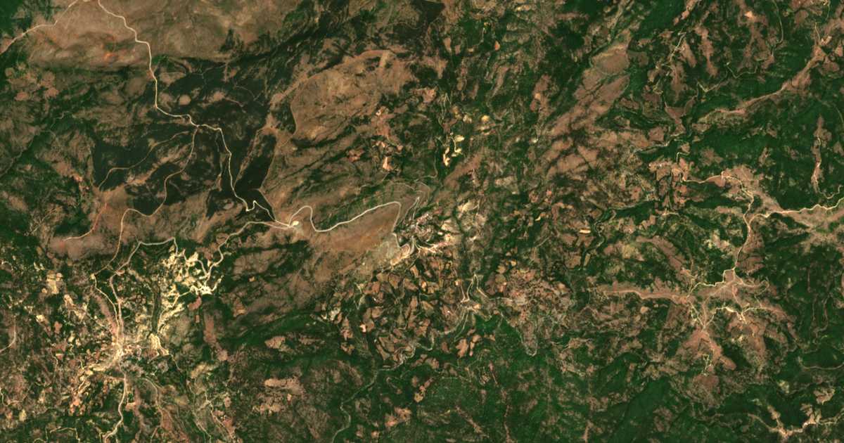 Mapa por satélite de Esochí