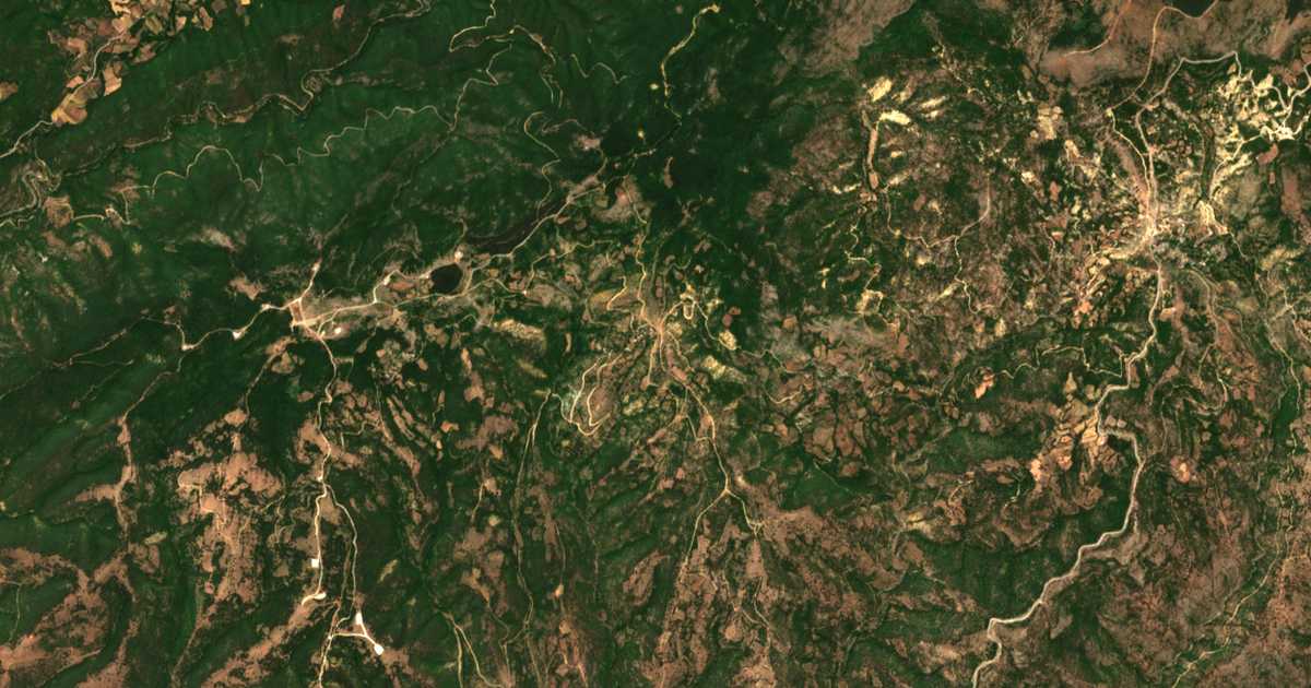 Mapa por satélite de Káto Vyrsíni