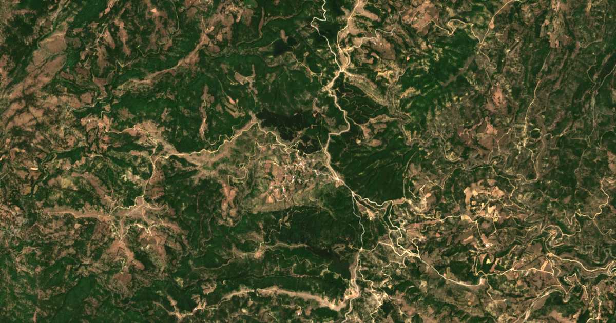 Mapa por satélite de Kéchros