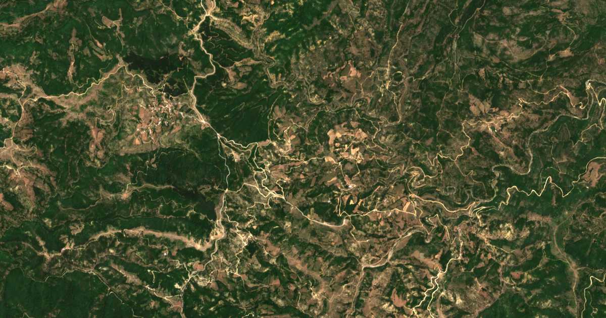 Mapa por satélite de Kerasiá