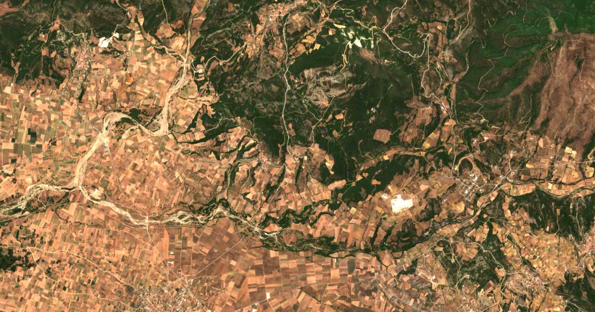 Mapa por satélite de Nikitaí