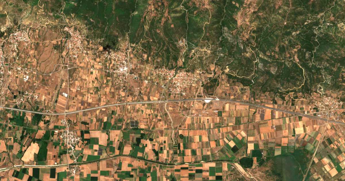 Mapa por satélite de Amaxádes