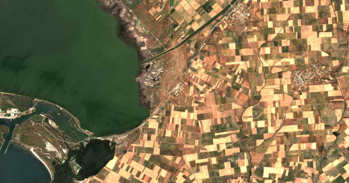 Mapa por satélite de Glykonérion