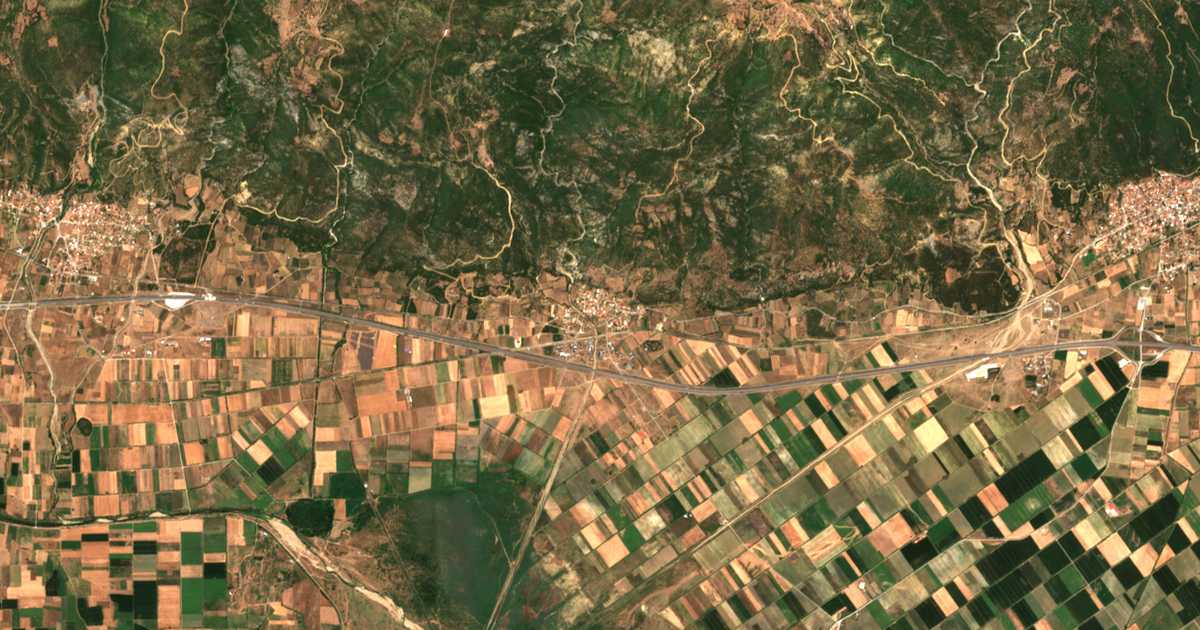 Mapa por satélite de Kopterón