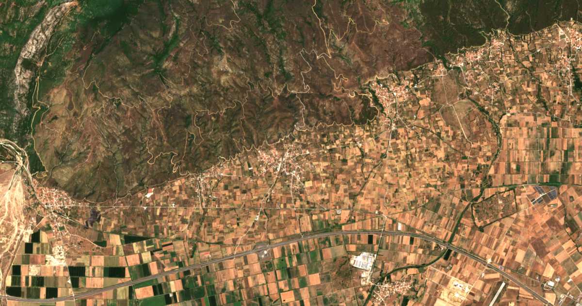 Mapa por satélite de Sóstis