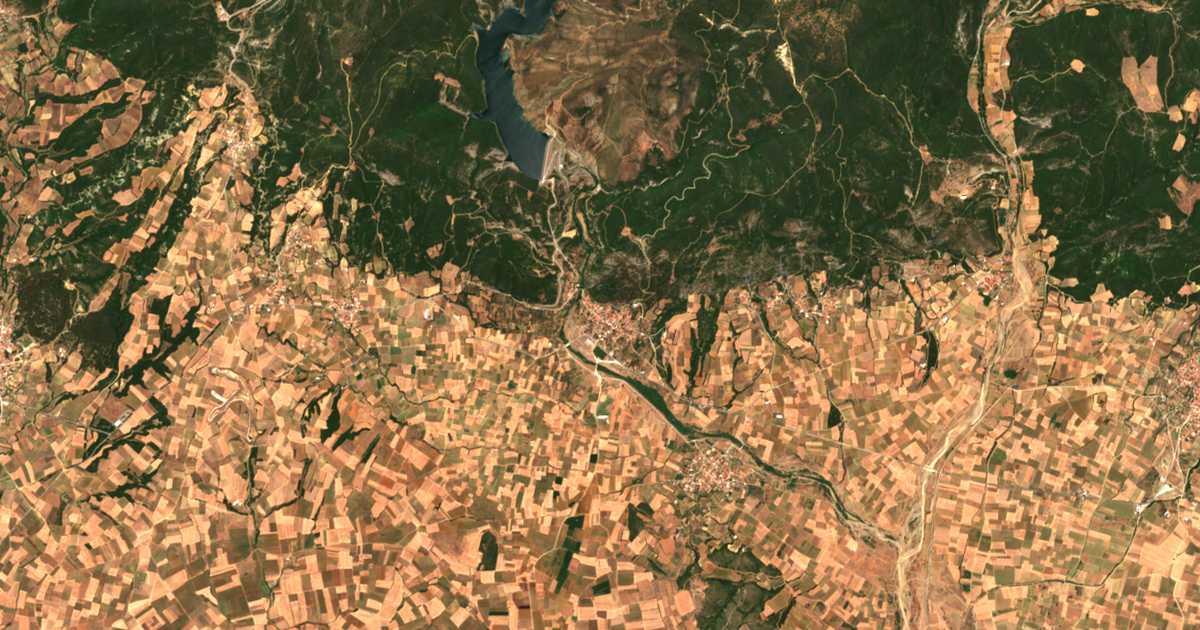 Mapa por satélite de Gratiní