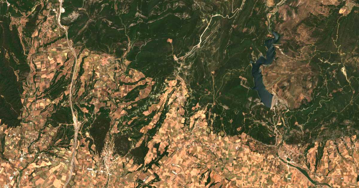 Mapa por satélite de Iámpolis
