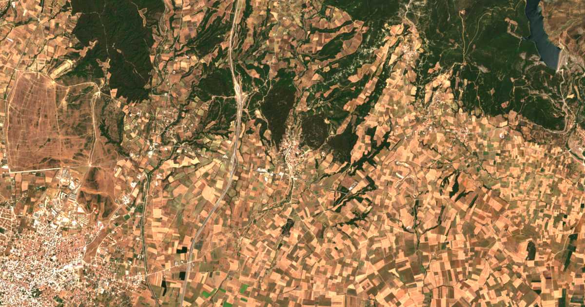 Mapa por satélite de Kálchas