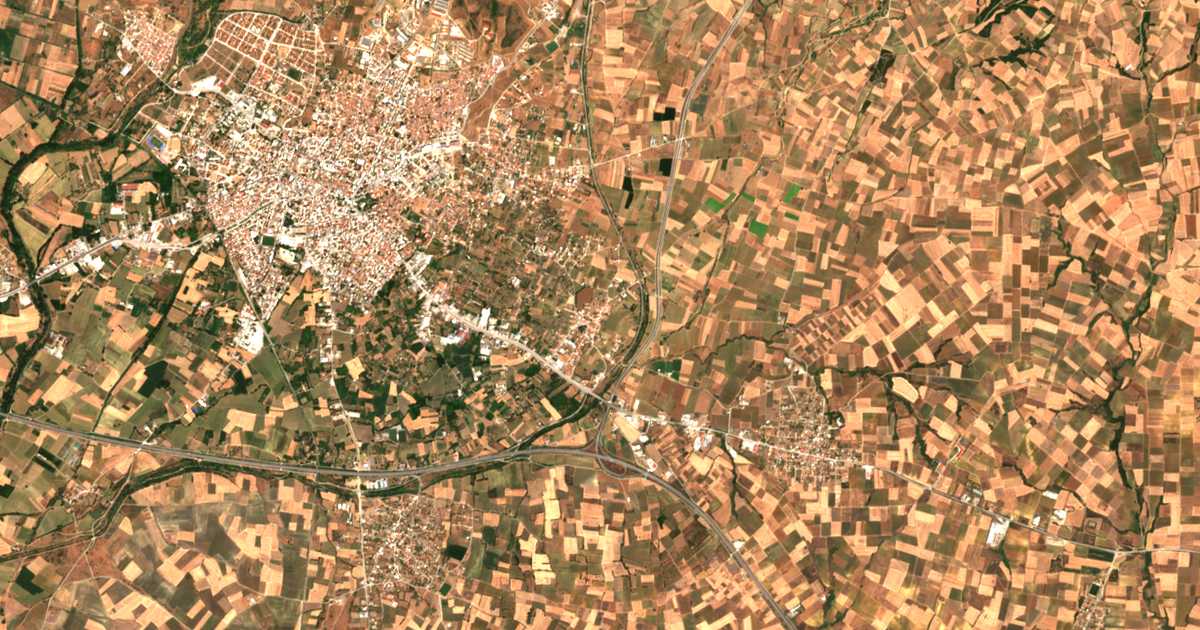 Mapa por satélite de Kikídion