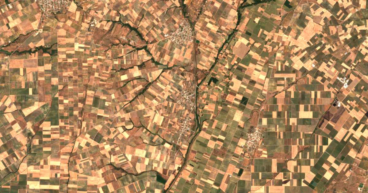 Mapa por satélite de Méga Kranovoúnion