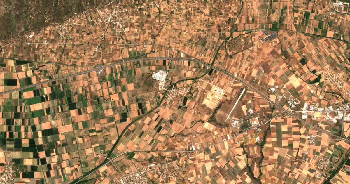 Mapa por satélite de Meléti