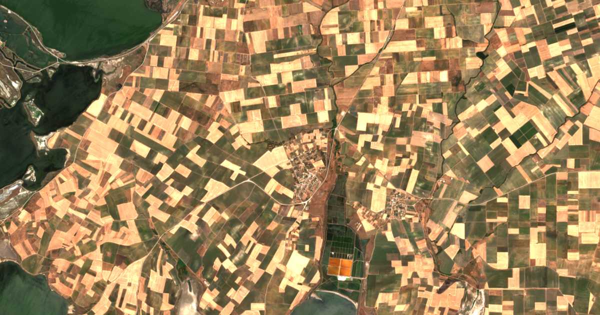 Mapa por satélite de Mési