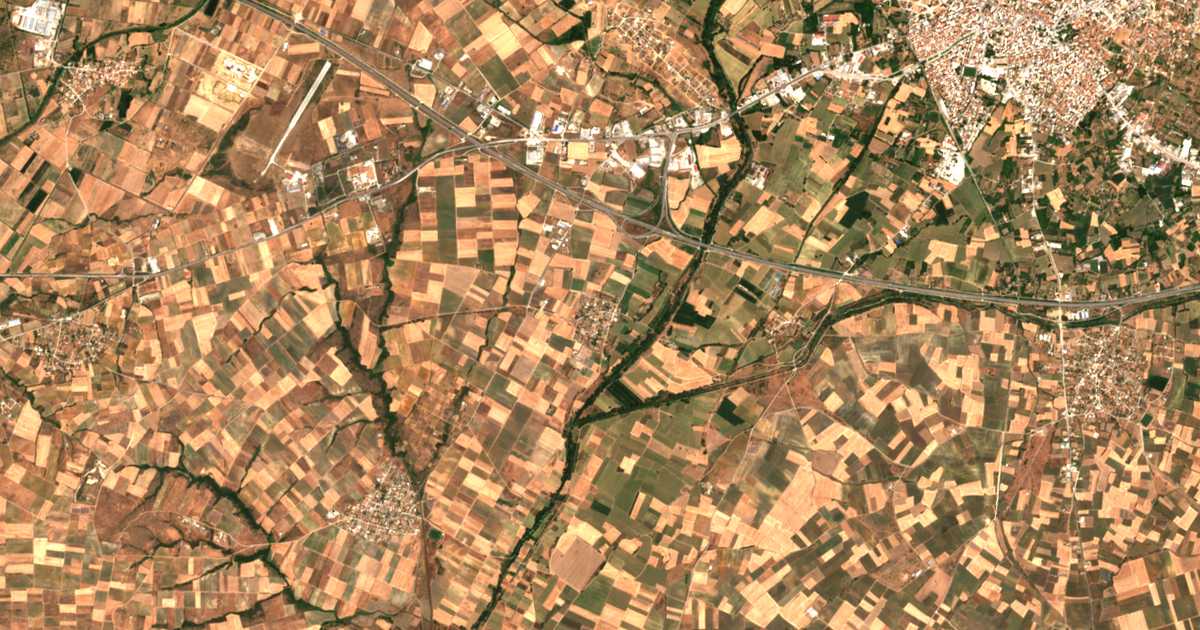 Mapa por satélite de Mesochórion