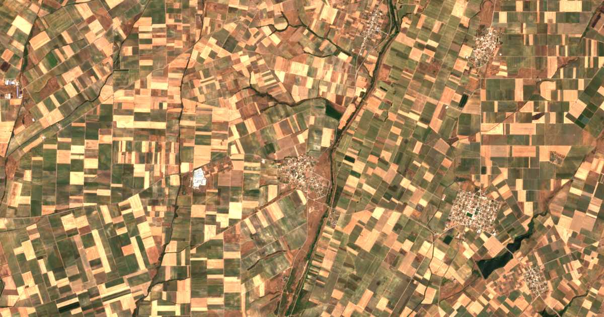 Mapa por satélite de Pagoúria