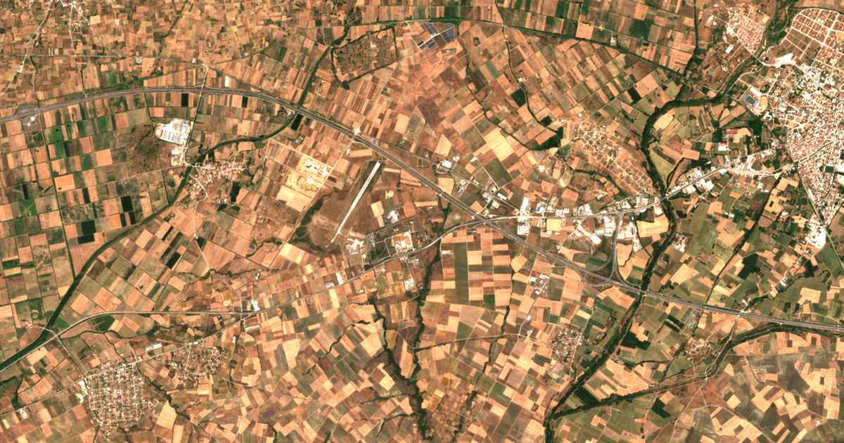 Mapa por satélite de Scholí Astynomías