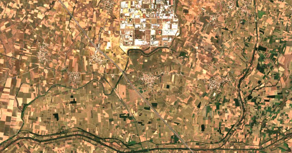 Mapa por satélite de Amáranta