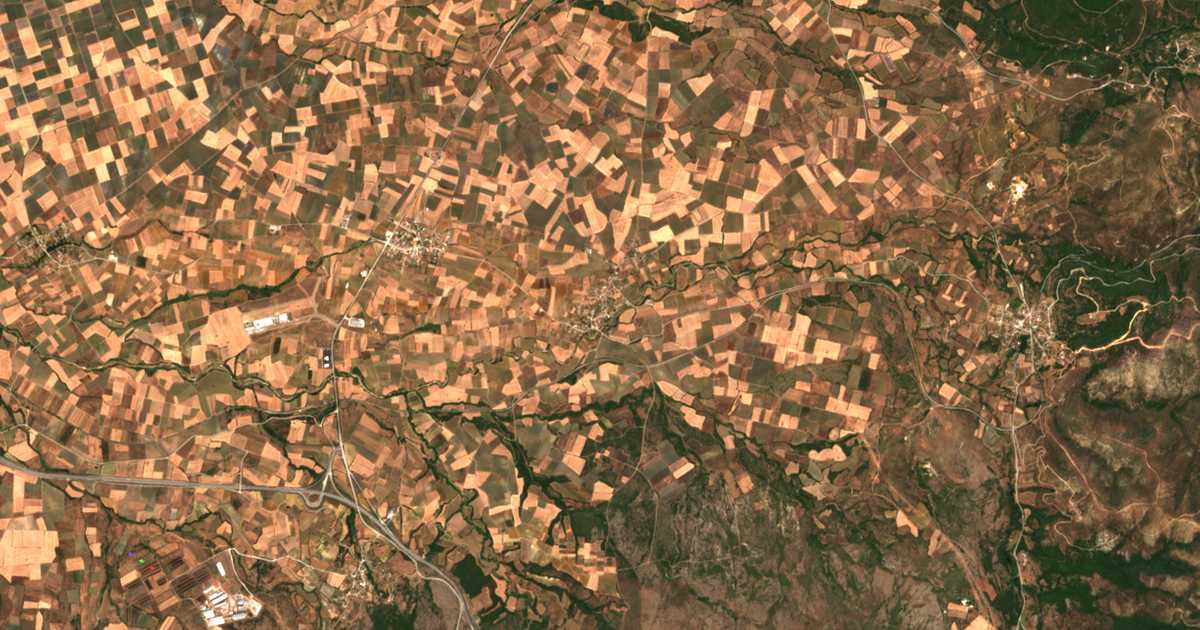 Mapa por satélite de Chamilón