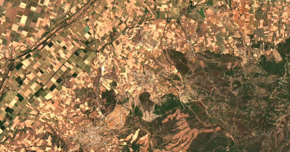 Mapa por satélite de Ergáni