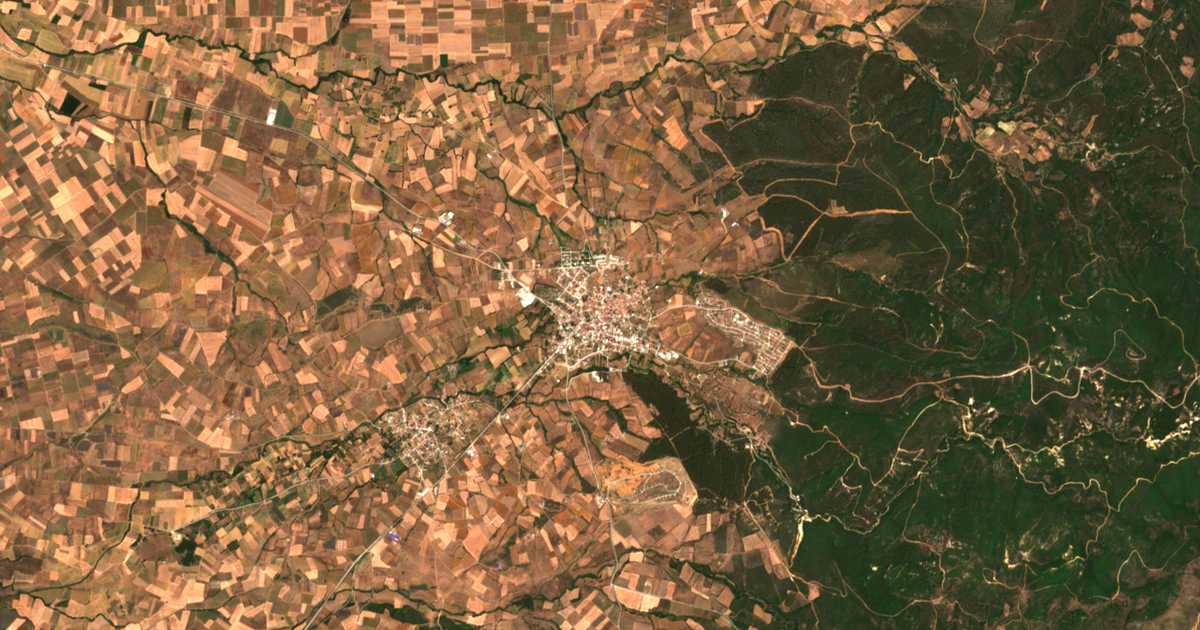 Mapa por satélite de Sápai