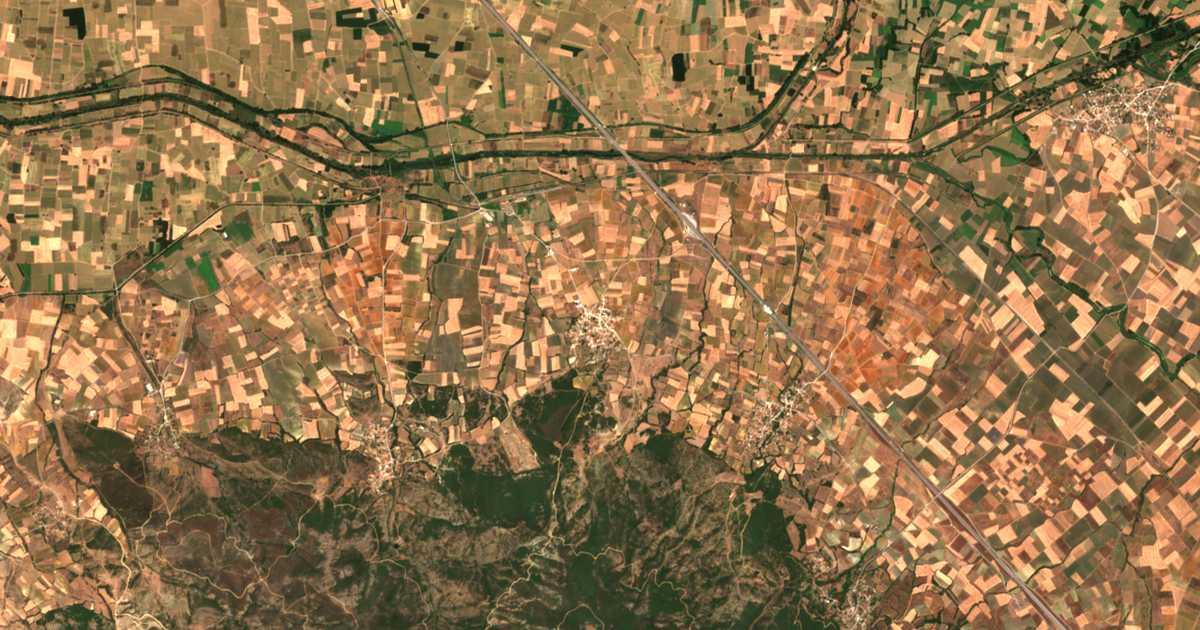 Mapa por satélite de Vénna