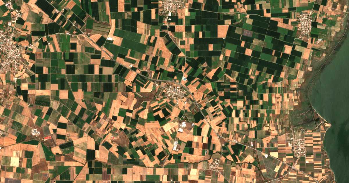 Mapa por satélite de Koutsón