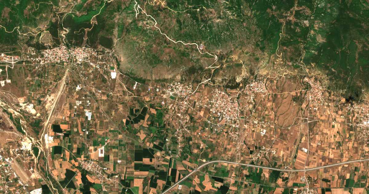 Mapa por satélite de Lefkópetra
