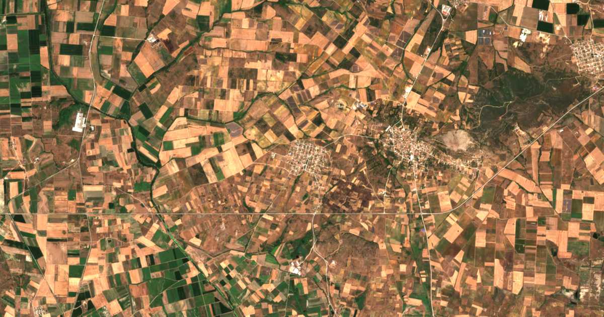 Mapa por satélite de Myrodáton