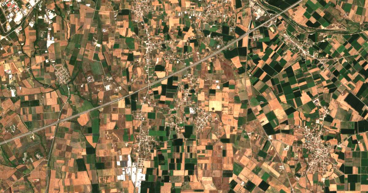 Mapa por satélite de Palaión Katrámion