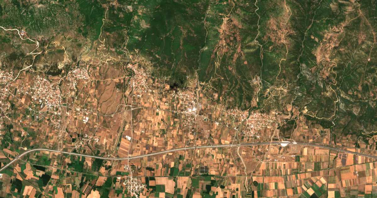 Mapa por satélite de Soúnion