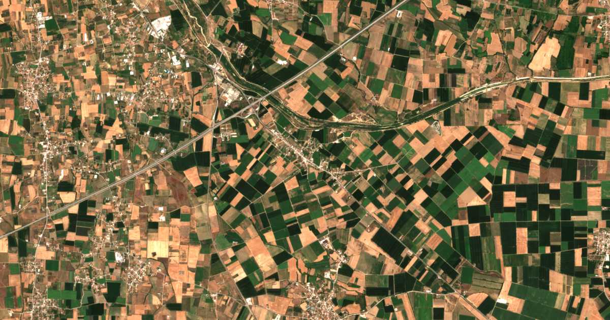 Mapa por satélite de Vafaíika