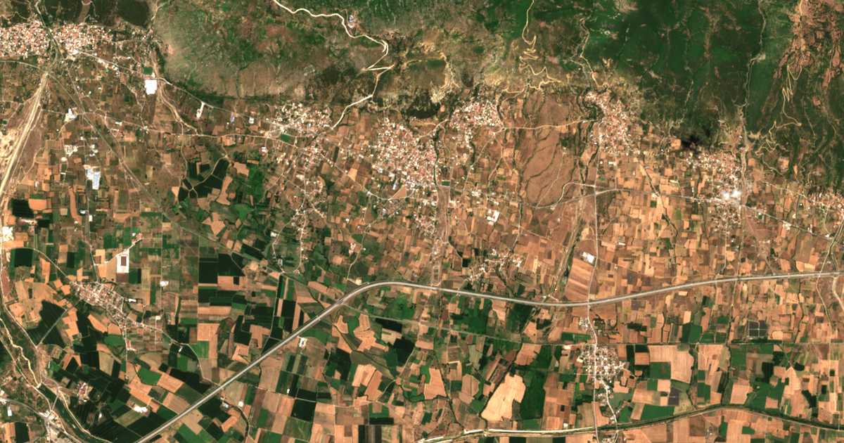 Mapa por satélite de Velochórion