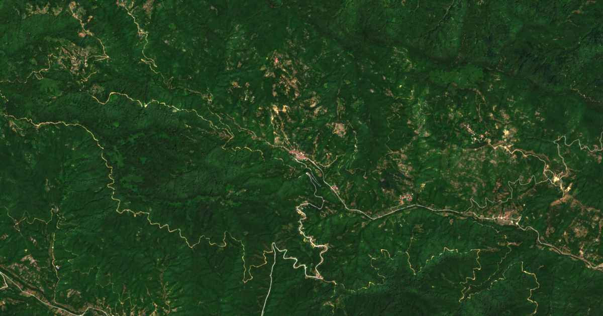 Mapa por satélite de Áno Thérmai
