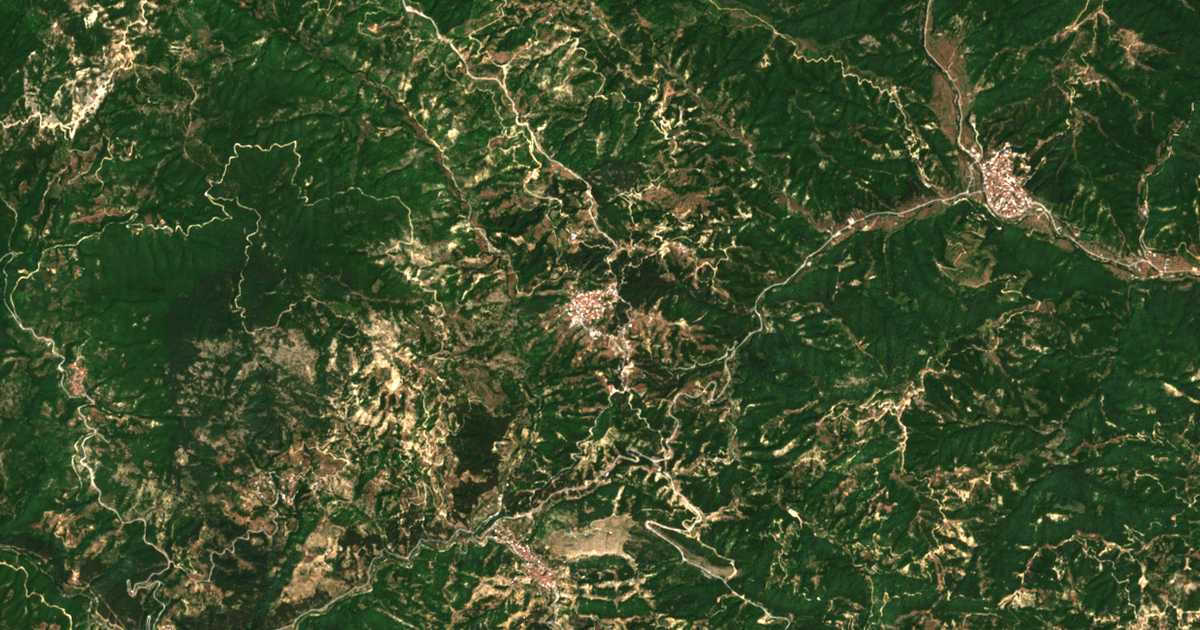 Mapa por satélite de Gláfki