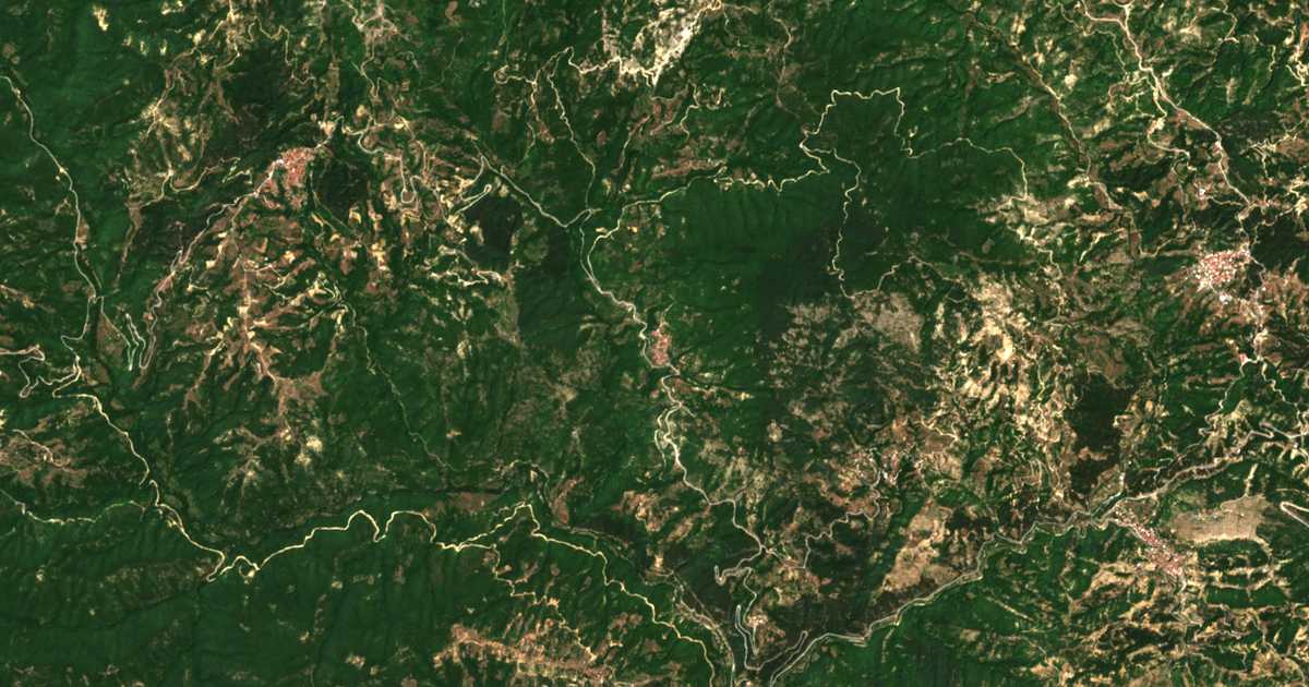 Mapa por satélite de Kýknos