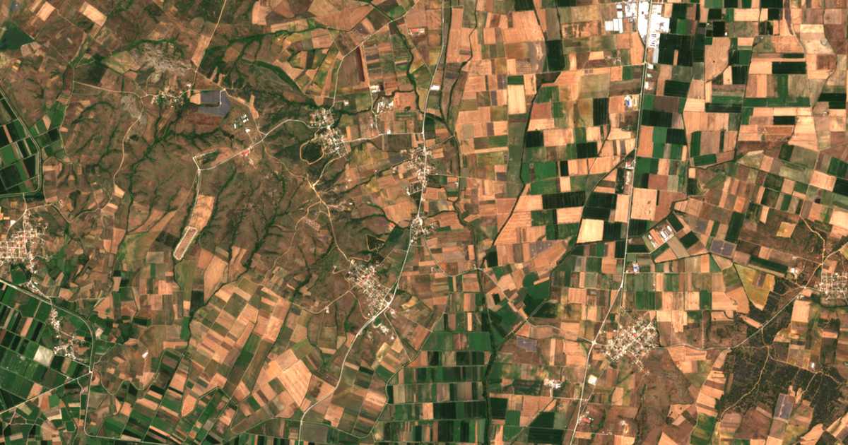 Mapa por satélite de Exochí