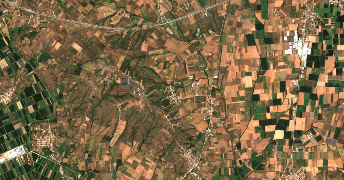 Mapa por satélite de Néa Amisós