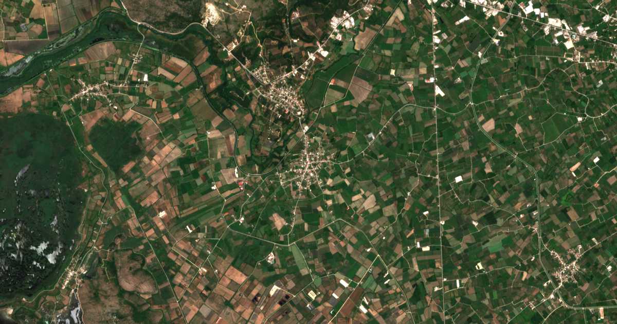 Mapa por satélite de Ágios Spyrídon