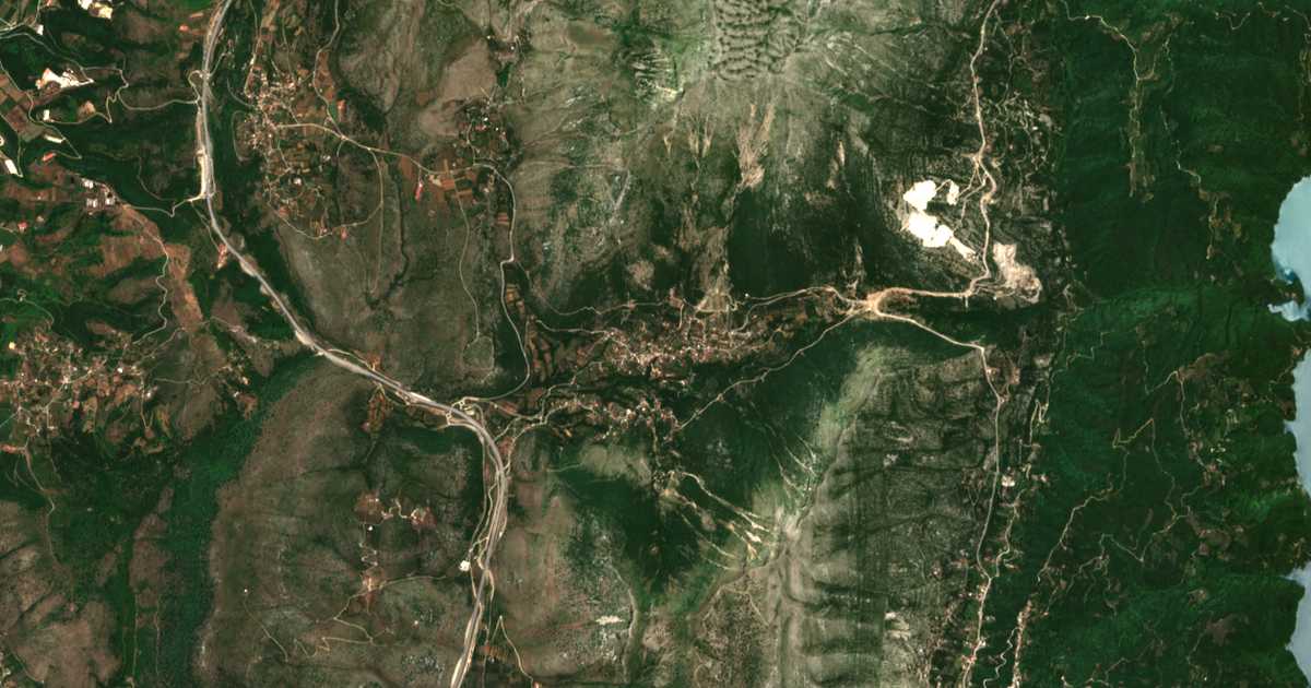 Mapa por satélite de Ammótopos